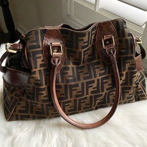 Fendi Brown and Black Women's Bag